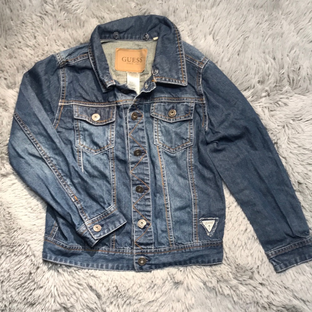 GUESS GIRLS DENIM JEAN JACKET SIZE S (8)